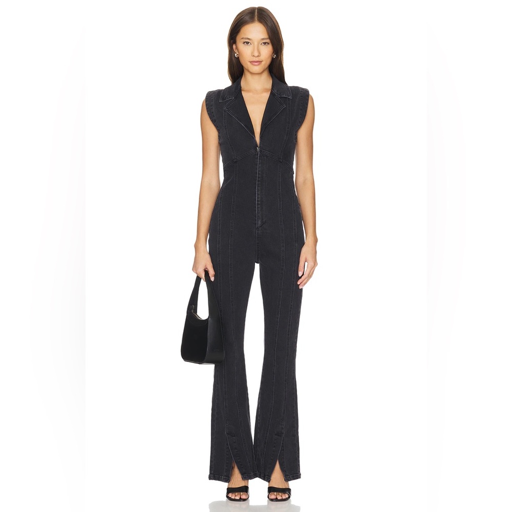 FREE PEOPLE CRVY RING THE ALARM JUMPSUIT - Picture 1 of 9